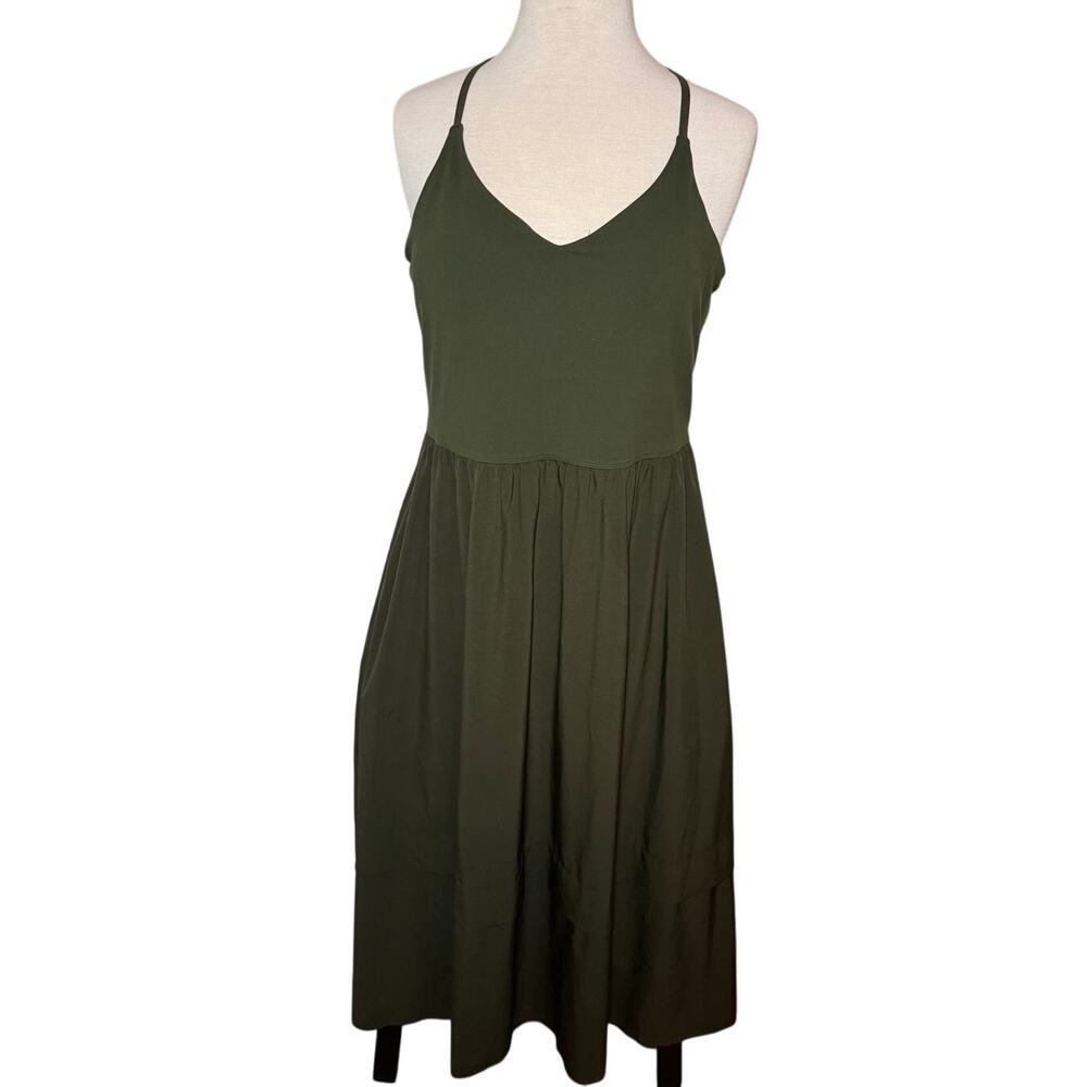 Athleta Olive Midi Dress